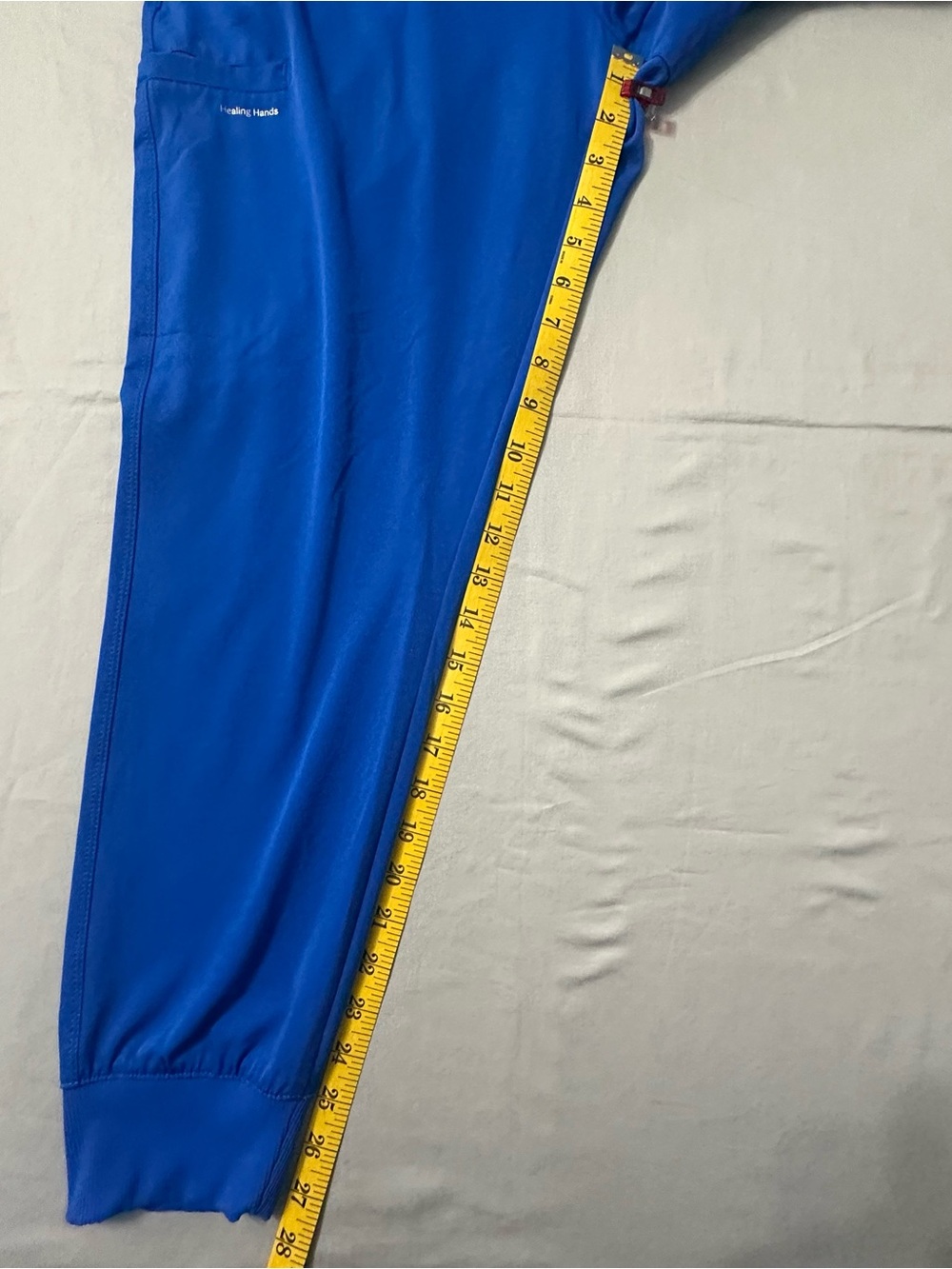 HH Works Healing Hands Scrubs Set L Royal Blue Macy Top Rhea Jogger Megan Jacket - Picture 10 of 16
